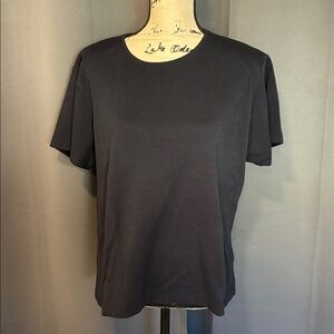 Coldwater Creek Black Short Sleeve Tee
